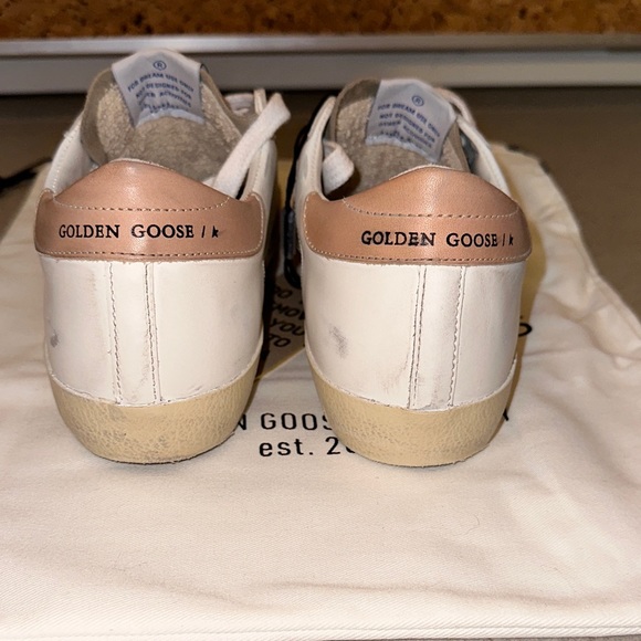 Super-Star Leather Upper and Heel Suede Toe Glitter Star - Picture 5 of 6